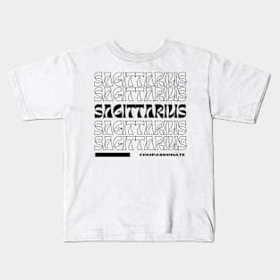 sagittarius tshirt design Kids T-Shirt